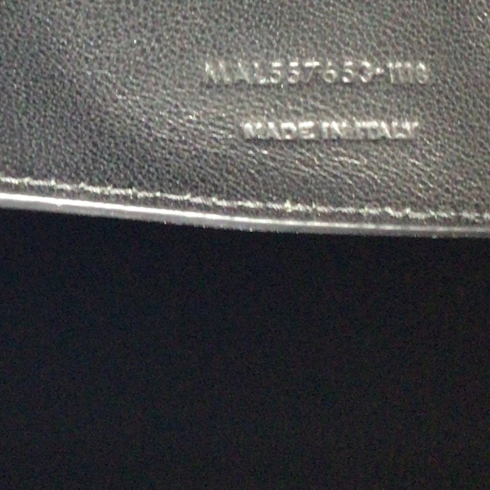 SAINT LAURENT BLACK LEATHER MEDIUM UPTOWN HANDBAG - Picture 9 of 9